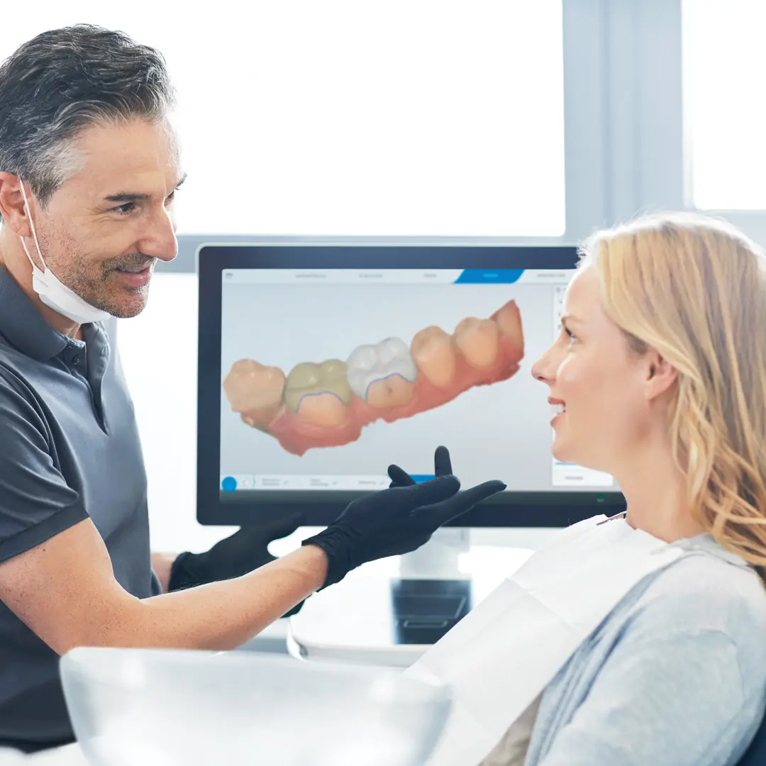 CEREC Intraoralscanner im Einsatz - Digitaler Abdruck beim Zahnarzt